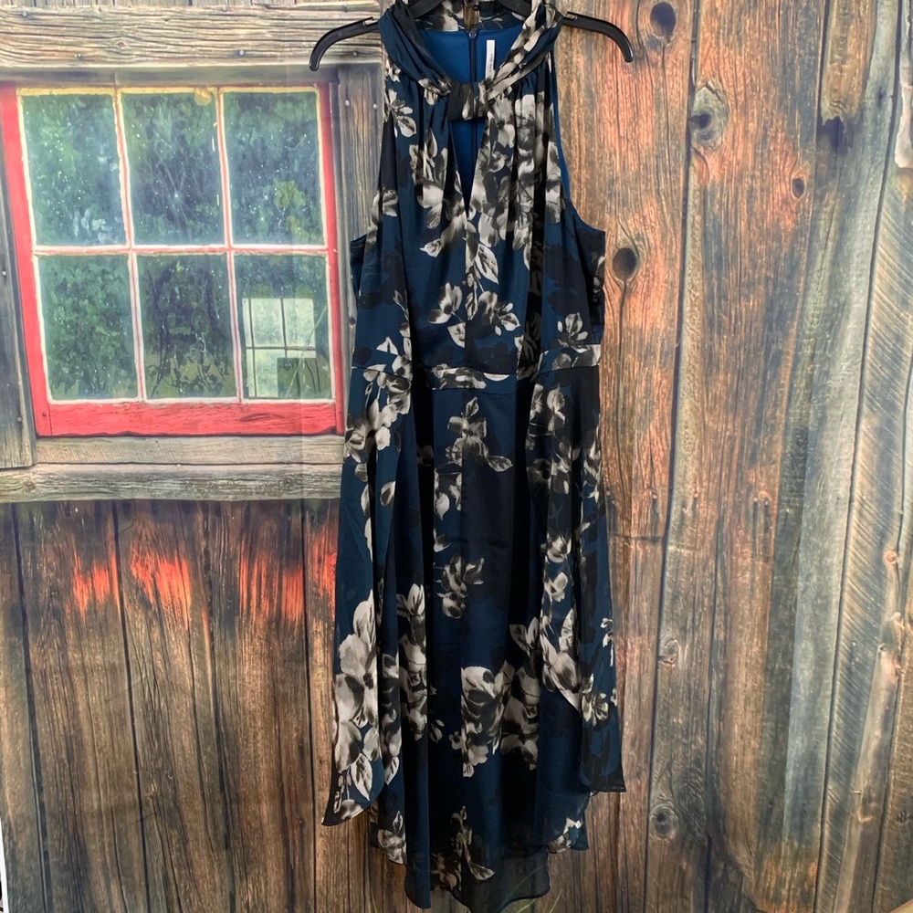 RACHEL Rachel Roy flower print halter top dress‎